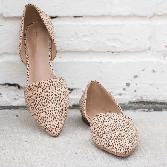 Michelle McDowell Shoes - NEW Michelle McDowell Quinn Flats in Leopard Size 6
